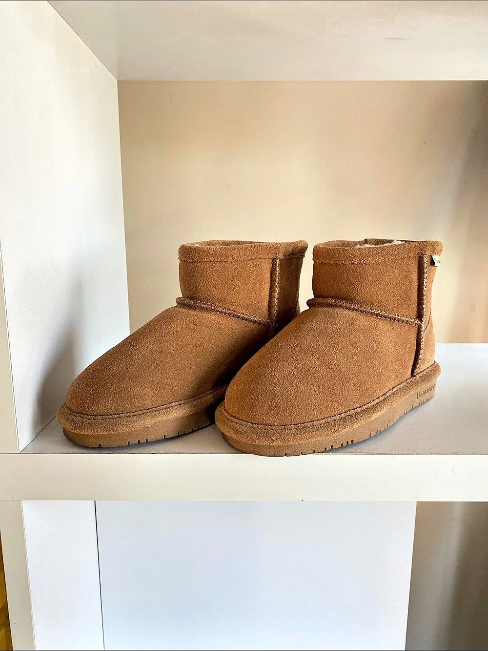 Bearpaw Retro Super Shorty Ankle Boots Brown US 11